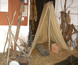 Camp site diorama