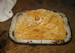 Delicious rabbit pie